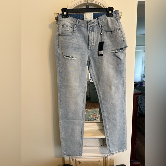 NWT One Teaspoon Light Wash High Rise Jeans Size 30 - Picture 8 of 16